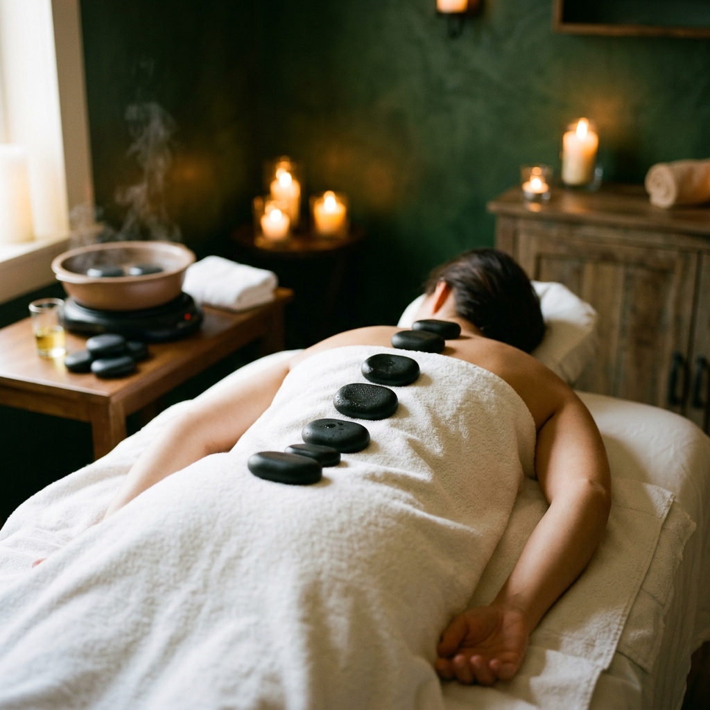 Hot Stone Massage at Zenvy Spa